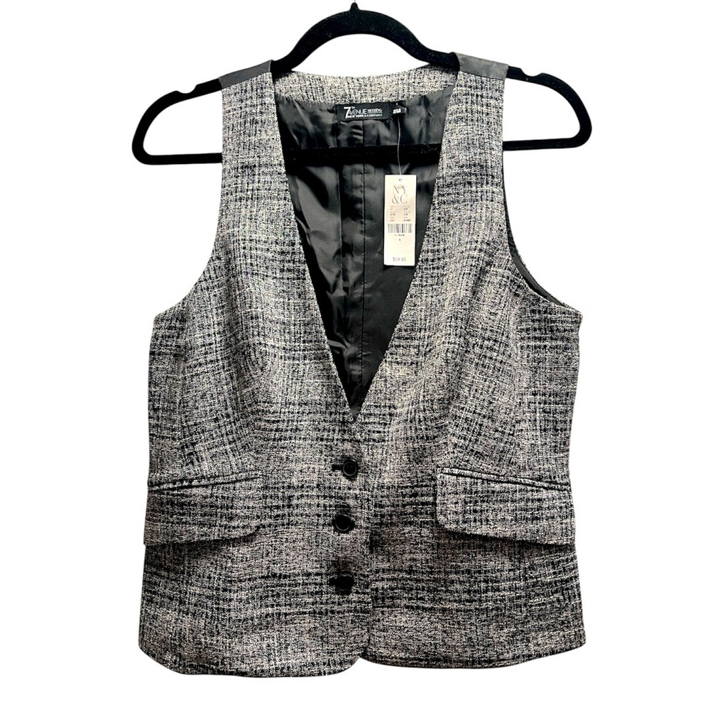 NWT New York & Company 7th Avenue Women's Vest-Size 4 - Picture 1 of 6